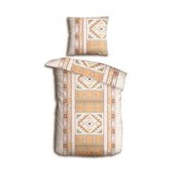 homara Renforcé-Bettwäsche - beige-gold - Kelim - 135x200 cm