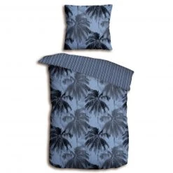 Renforcé-Bettwäsche Set - Blau - 135x200 cm - Premium Qualität