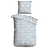 homara Microfaser-Bettwäsche - jeansblau-silber - Grafik - 135x200 cm | Premium Qualität