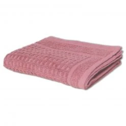 Calimosa Gästetuch - Altrose - Baumwolle - 30x50 cm | Weiches Gästehandtuch für Gästezimmer und Bad