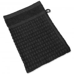 Calimosa Waschhandschuh Anthrazit - Baumwolle - 15x21 cm - Weich & Hautfreundlich