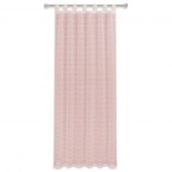 Schlaufenschal Rose | Transparenter Vorhang 140x245 cm | Elegante Gardine