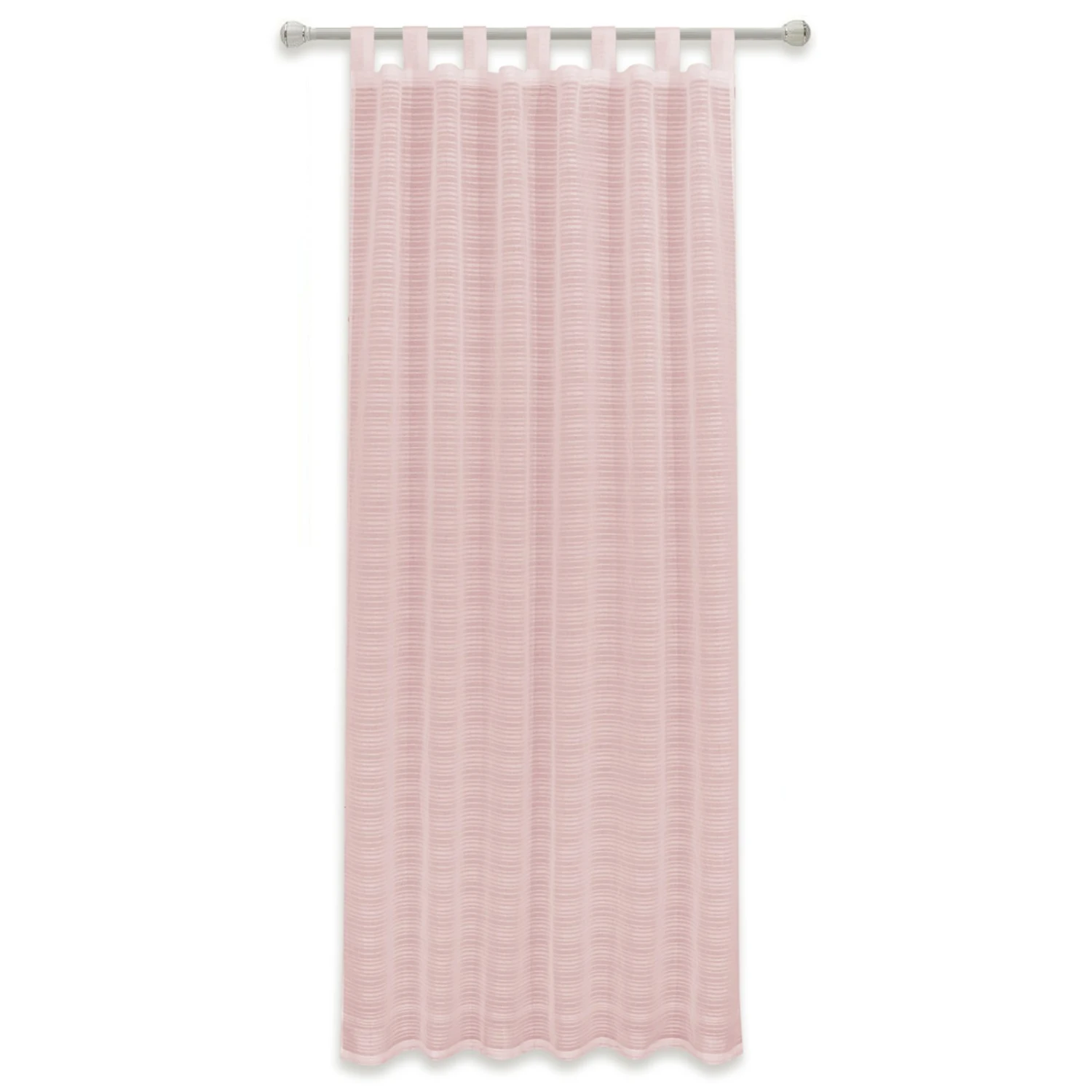 Schlaufenschal Rose | Transparenter Vorhang 140x245 cm | Elegante Gardine 3 Schlaufenschal Rose | Transparenter Vorhang 140x245 cm | Elegante Gardine