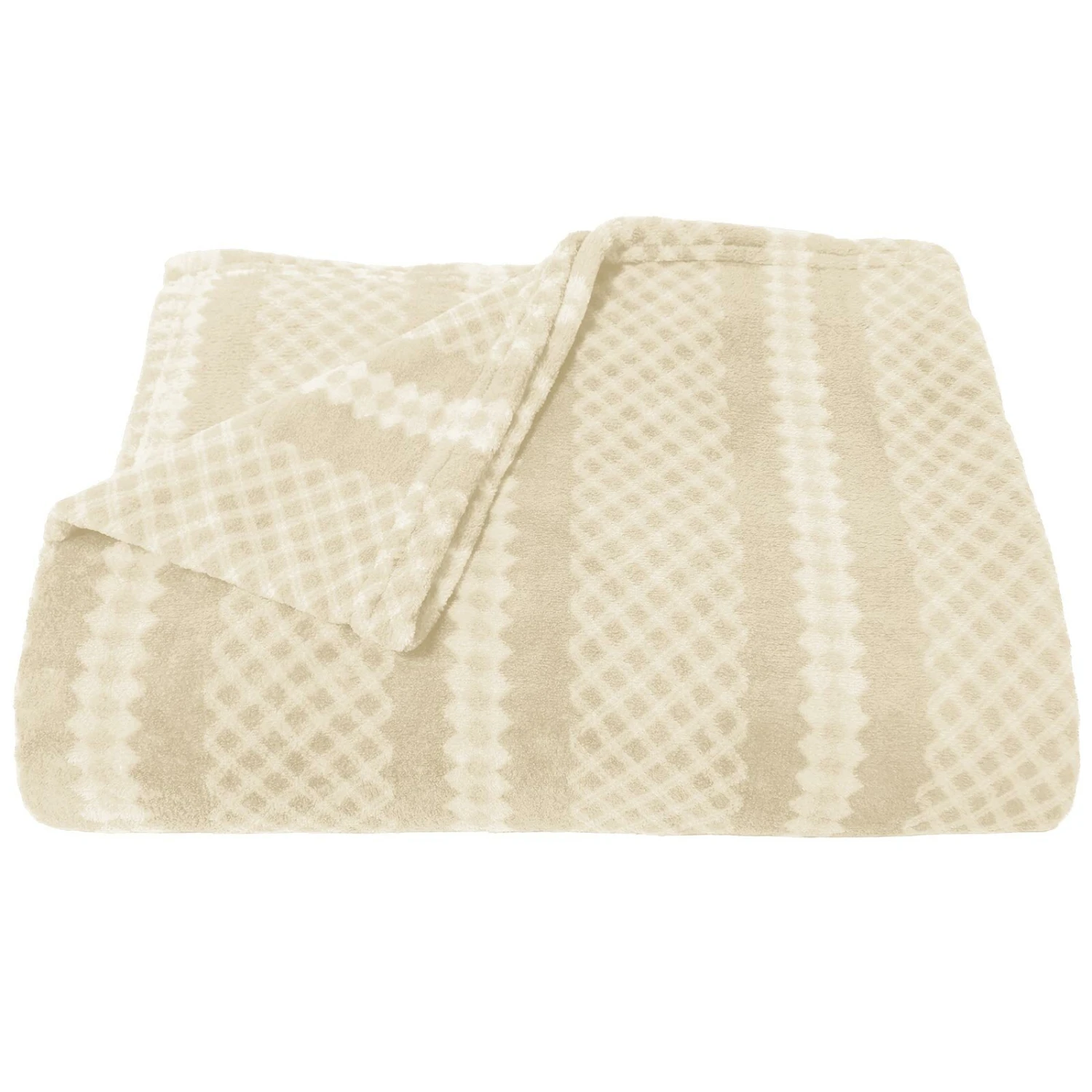 Kuscheldecke - Ecru - 140x190 cm | Weiche Wohndecke für Zuhause 3 Kuscheldecke - Ecru - 140x190 cm | Weiche Wohndecke für Zuhause