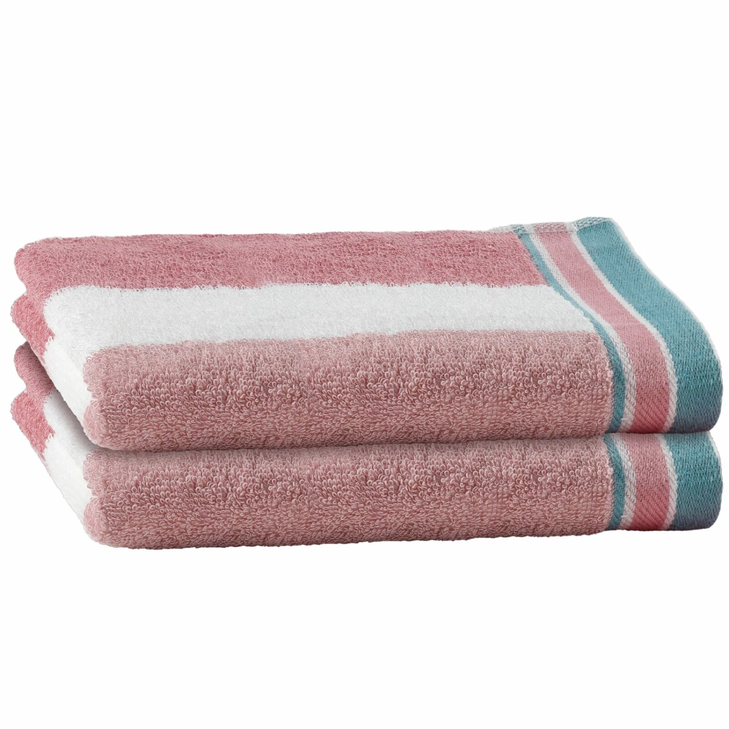 2er-Set Handtuch - Coral - 50x100 cm | Weich & Saugstark | Badtextilien 3 2er-Set Handtuch - Coral - 50x100 cm | Weich & Saugstark | Badtextilien