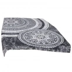 homara Teppich - grau - Kreise - 80x150 cm