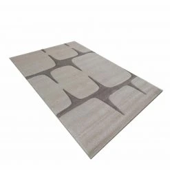 Kurzflorteppich beige 80x150 cm - Moderne Raumteppiche für Wohnzimmer, Schlafzimmer & mehr