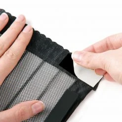 EASYmaxx Moskitonetz Magic Klick - Schwarzes Insektenschutznetz 90x210 cm für Fenster und Türen -Heimtextilien Verkäufe 2791004000 05 1600Wx1600H