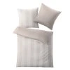 Kleine Wolke Satin-Bettwäsche - taupe - Streifen -Heimtextilien Verkäufe 2801000103 1600Wx1600H