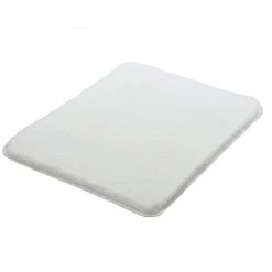 Kleine Wolke Badteppich - polarweiß - Polyacryl - 55x65 cm