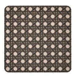 Kleine Wolke Duscheinlage - Taupe-Schwarz - 55x55 cm | Hochwertige Duschmatte für Bad-Accessoires