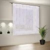 Weiß-Anthrazit Transparente Gardine 300x175 cm - Elegante Raumdekoration