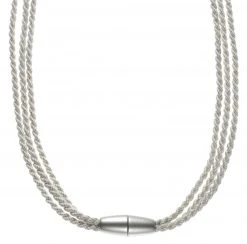 Raffhalter hellgrau meliert - 65 cm | Hochwertiger Vorhanghalter für Gardinen