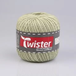 Häkelgarn TWISTER - Schilf - 100g | Hochwertiges Garn für Häkeln & Stricken