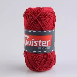 Häkelgarn TWISTER IBIZA - weinrot - 50g | Hochwertiges Garn zum Häkeln & Stricken