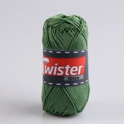 Häkelgarn TWISTER IBIZA - Kiwi - 50g | Hochwertiges Garn für Häkeln & Stricken