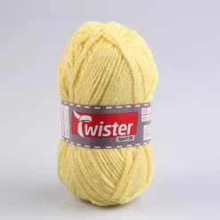 Häkelgarn TWISTER SPORT - Zitrone - 50g | Hochwertiges Häkelgarn für kreative Projekte