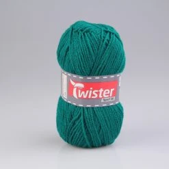 Häkelgarn TWISTER SPORT - grün - 50g | Hochwertiges Garn für Häkel- und Strickprojekte
