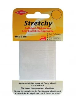 Bügelflicken - Weiß - 40x6 cm - Perfekte Nähzubehör für Kleidung