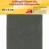 Bügelflicken grau 40x6 cm - Hochwertige Nähzubehör für Reparaturen