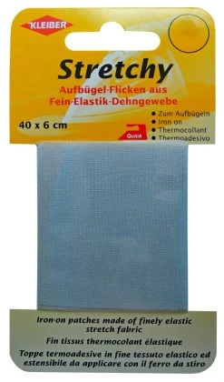 Bügelflicken hellblau 40x6 cm - Hochwertiges Nähzubehör für Kleidungsreparaturen