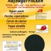 Bügelflicken schwarz - 40x12 cm - Hochwertige Baumwolle für alle Kleidungsstücke -Heimtextilien Verkäufe 9002206100 1600Wx1600H