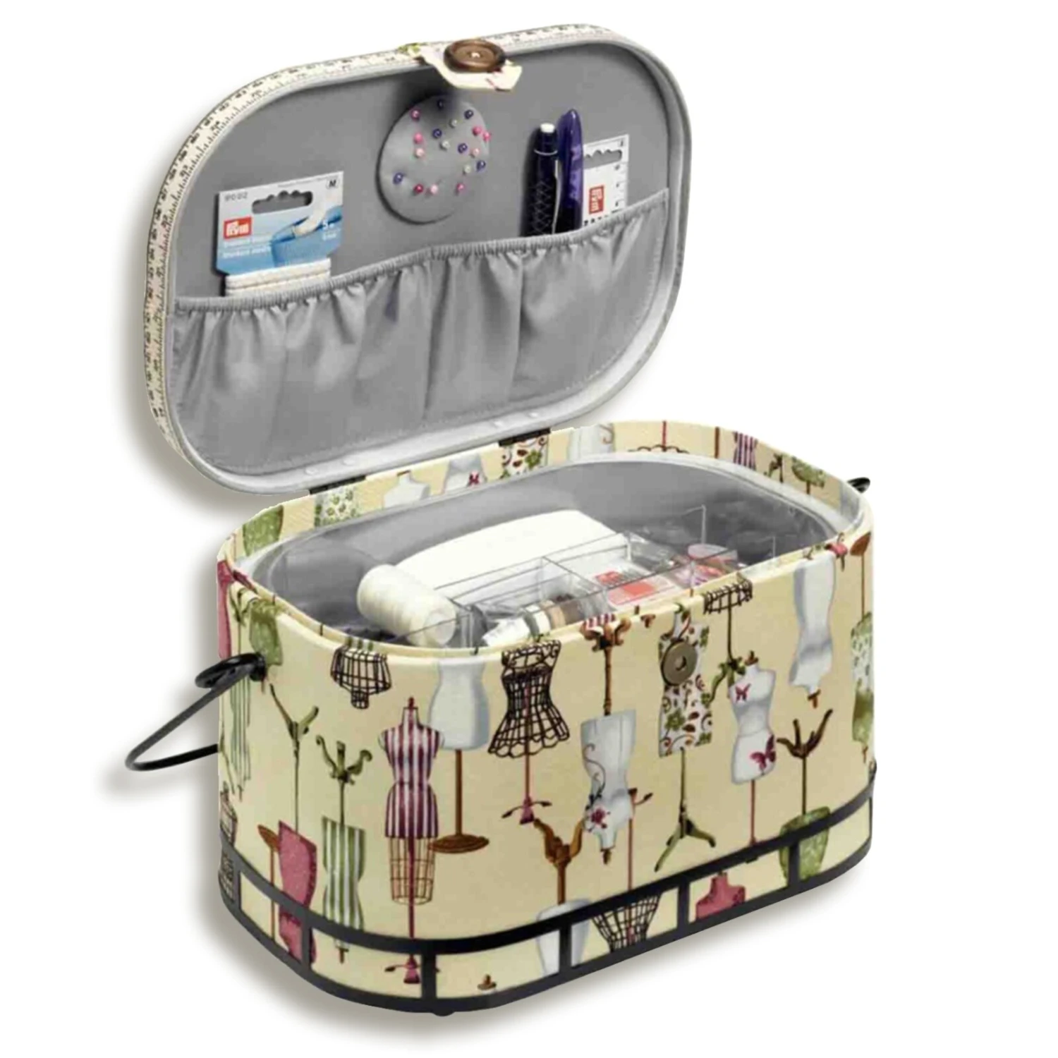 PRYM Schneiderbürste Nähkorb - Mehrfarbig | Praktisches Nähzubehör für Nähen, Stricken & Häkeln 3 PRYM Schneiderbürste Nähkorb - Mehrfarbig | Praktisches Nähzubehör für Nähen, Stricken & Häkeln