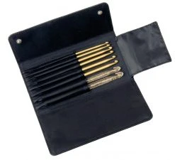 Nadelspitzenset HOOK - 8 Nadel mit hochwertigem Etui - Premium Häkelnadeln