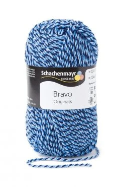 Wolle BRAVO - Ocean Mouline - 50g | Hochwertige Wolle für Stricken & Häkeln