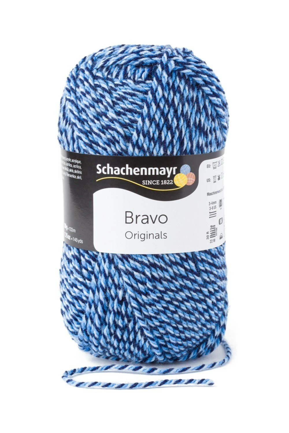 Wolle BRAVO - Ocean Mouline - 50g | Hochwertige Wolle für Stricken & Häkeln 3 Wolle BRAVO - Ocean Mouline - 50g | Hochwertige Wolle für Stricken & Häkeln