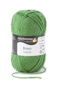 Wolle BRAVO - Farn - 50g | Hochwertige Wolle für Stricken & Häkeln | DE