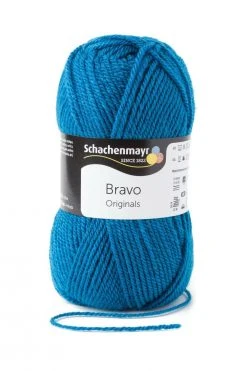 Wolle BRAVO - petrol - 50g - Hochwertige Strickwolle für kreative Projekte