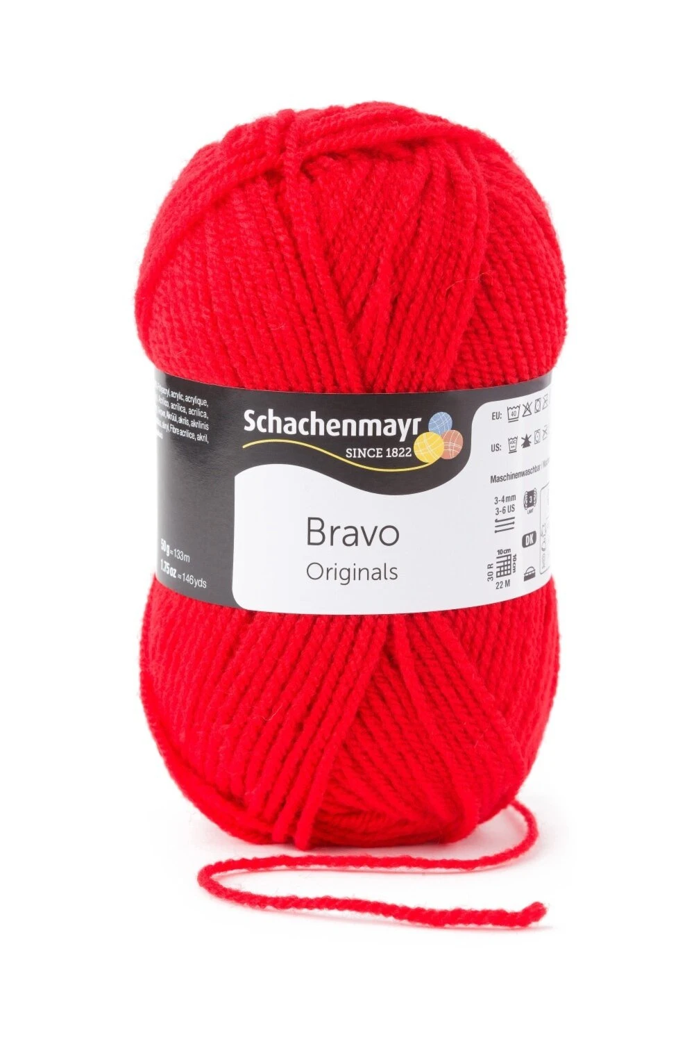 Wolle BRAVO - feuer - 50g - Hochwertige Strickwolle für kreative Projekte 3 Wolle BRAVO - feuer - 50g - Hochwertige Strickwolle für kreative Projekte