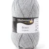 Wolle BRAVO - hellgrau-meliert - 50g | Hochwertige Strickwolle für Nähen, Stricken & Häkeln -Heimtextilien Verkäufe 9002318400 1600Wx1600H