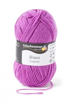 Wolle BRAVO - Dahlie - 50g | Hochwertige Wolle zum Stricken und Häkeln