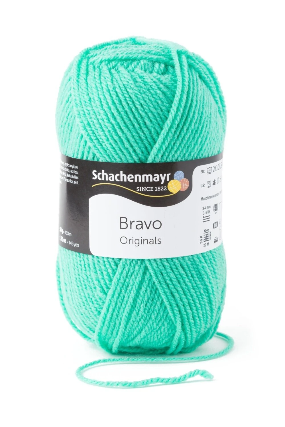 Wolle BRAVO - Smaragd - 50g | Hochwertige Wolle für Stricken und Häkeln 3 Wolle BRAVO - Smaragd - 50g | Hochwertige Wolle für Stricken und Häkeln