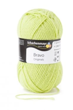 Wolle BRAVO - Anis - 50g | Hochwertige Wolle für Stricken und Häkeln