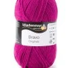 Wolle BRAVO - Himbeere - 50g | Hochwertige Strickwolle für kreative Projekte