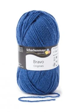 Wolle BRAVO - kobald - 50g | Hochwertige Wolle für Stricken & Häkeln