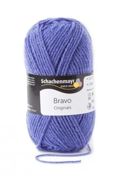 Wolle BRAVO - aster - 50g | Hochwertige Strickwolle für kreative Projekte | Nähen, Stricken & Häkeln