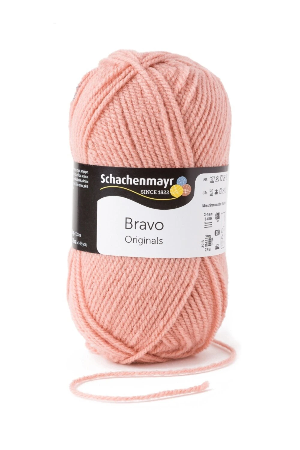 Wolle BRAVO - Pfirsich - 50g | Hochwertige Strick- und Häkelwolle | DE 3 Wolle BRAVO - Pfirsich - 50g | Hochwertige Strick- und Häkelwolle | DE