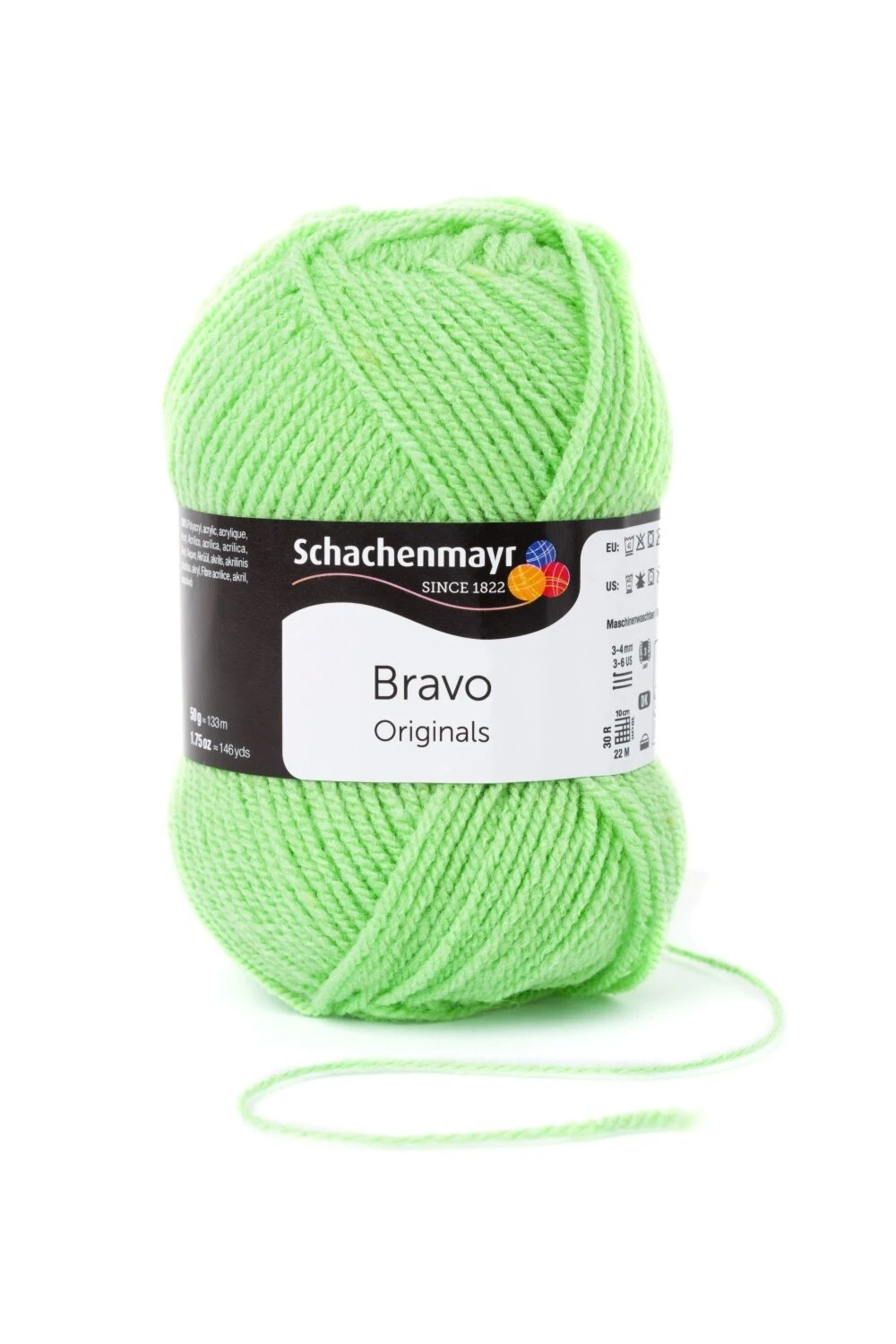 Wolle BRAVO - Kiwi - 50g - Hochwertige Strickwolle für kreative Projekte 3 Wolle BRAVO - Kiwi - 50g - Hochwertige Strickwolle für kreative Projekte