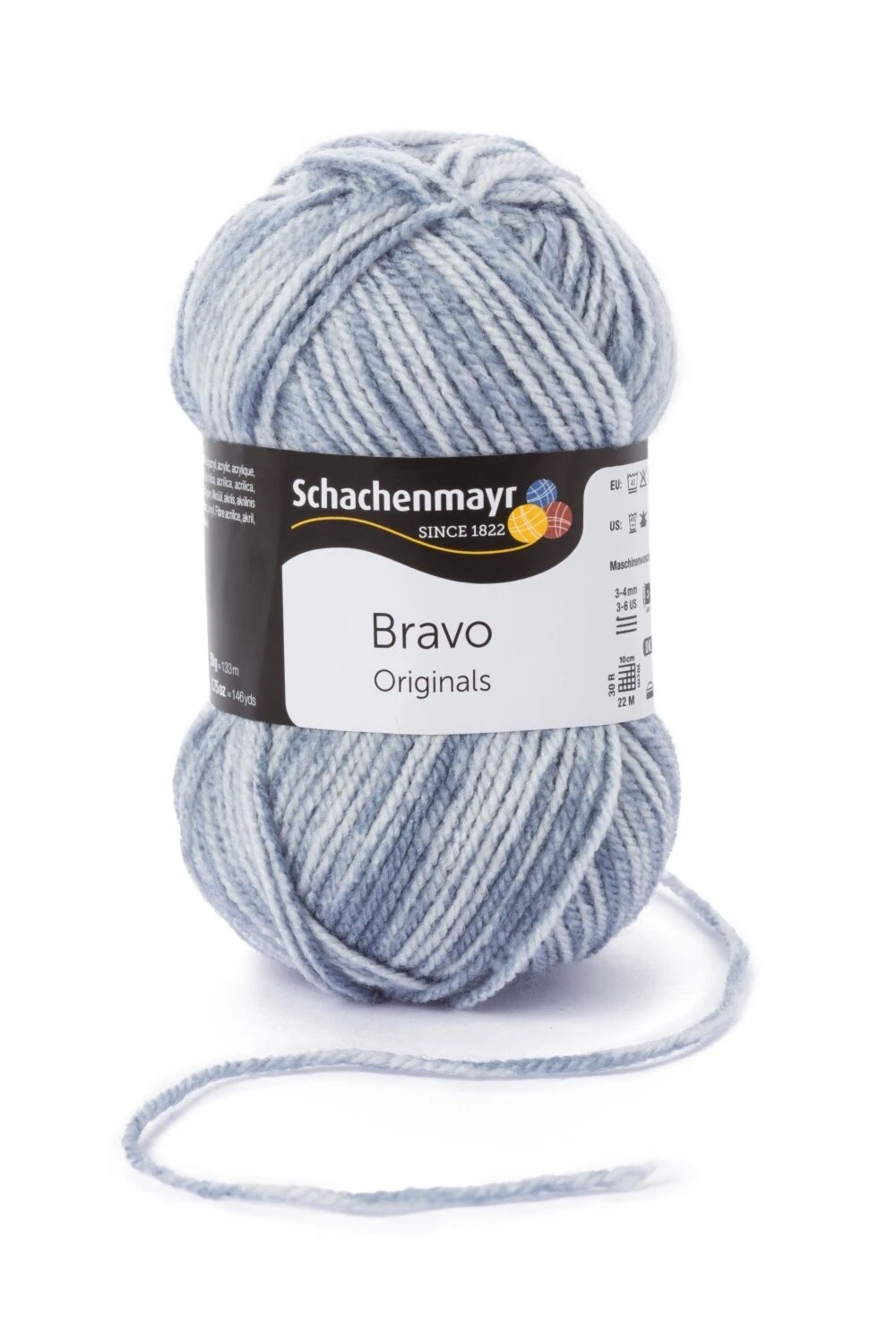 Wolle BRAVO - Himmel-denim - 50g | Hochwertige Wolle für Nähen, Stricken & Häkeln 3 Wolle BRAVO - Himmel-denim - 50g | Hochwertige Wolle für Nähen, Stricken & Häkeln