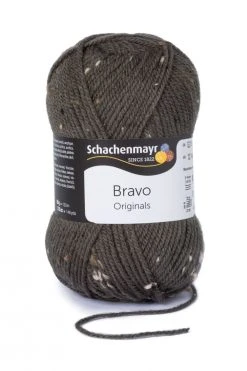 Wolle BRAVO - Loden Tweed 50g | Hochwertige Wolle für Stricken & Häkeln