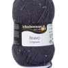 Wolle BRAVO - graublau-tweed - 50g | Hochwertige Strickwolle für kreative Projekte