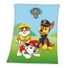 PAW PATROL Fleecedecke - grün-blau - 130x160 cm - Kuschelweiche Kinderdecke