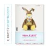 Kullaloo Nähanleitung und Schnittmusterbogen - Kuschelhase KULIO | Häkelset & Strickset -Heimtextilien Verkäufe 9002497900 1600Wx1600H