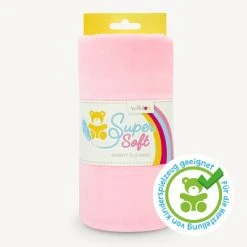 Kullaloo Plüsch SOFT SHORTY - weicher Stoff - hellrosa - 1,5 mm Flor | Stoffe & Meterware