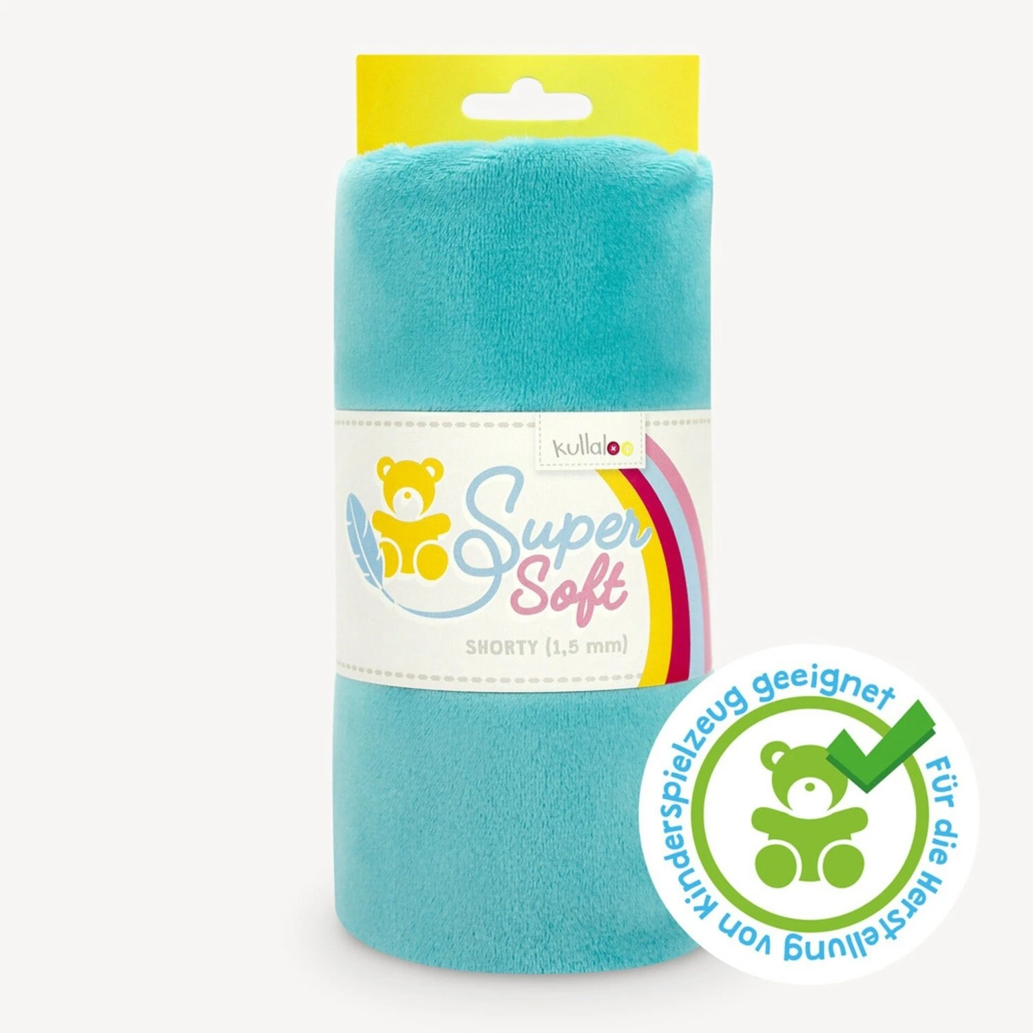 Kullaloo Plüsch SOFT SHORTY - Petrol, 1,5 mm Flor, weicher Stoff für kreative Projekte 3 Kullaloo Plüsch SOFT SHORTY - Petrol, 1,5 mm Flor, weicher Stoff für kreative Projekte