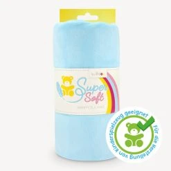 Kullaloo Plüsch SOFT SHORTY - Hellblau - 1,5 mm Flor - Premium Stoffe & Meterware